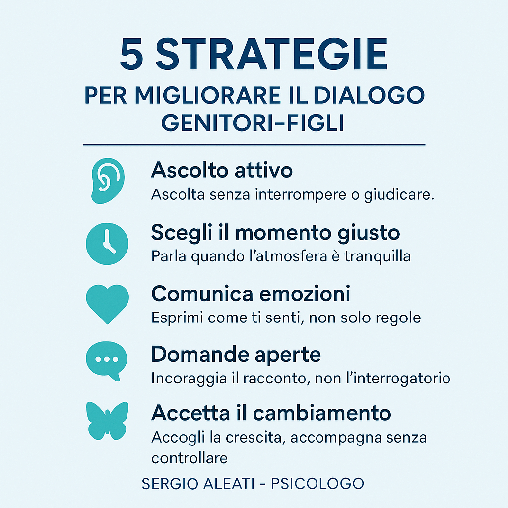 5 STRATEGIE PER MIGLIORARE IL DIALOGO TRA GENITORI E&nbsp;FIGLI