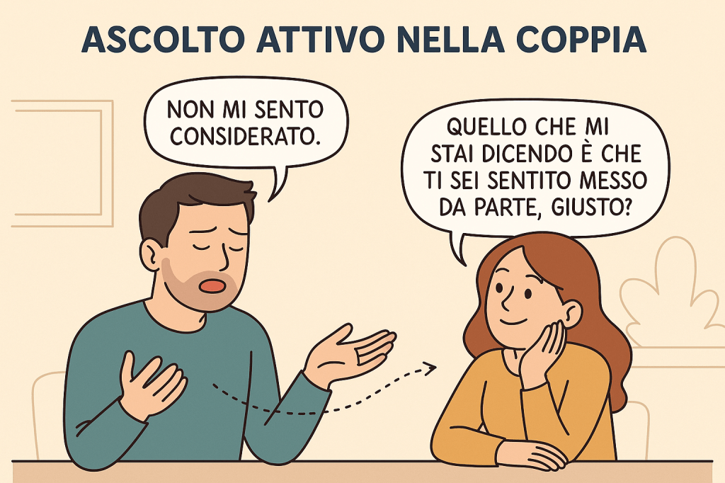 Ascolto attivo terapia coppia